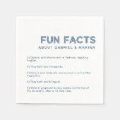 Serviette En Papier Retro 5 Fun Fun Fun Fun Mariage (Devant)