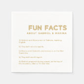 Serviette En Papier Retro 5 Fun Fun Fun Fun Mariage (Devant)