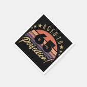 Serviette En Papier Retro 65e Humour d'anniversaire (Coin)