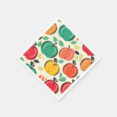 Serviette En Papier Retro Apple Orchard Harvest Party (Coin)