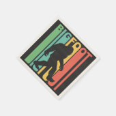 Serviette En Papier Retro Bigfoot (Coin)