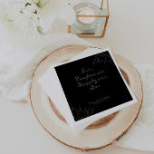 Serviette En Papier Retro Boho Amour Rire et Heureux Pour Toujours