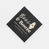 Serviette En Papier Retro Boos & Booze Spooky Halloween (Coin)