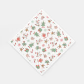 Serviette En Papier Retro Chillin' avec mes neiges Noël (Coin)