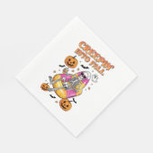 Serviette En Papier Retro Creepin dans Halloween d'automne (Coin)