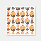 Serviette En Papier Retro Cupcake (Devant)