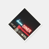 Serviette En Papier Retro Diner (Coin)