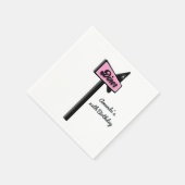 Serviette En Papier Retro Diner Sock Hop Party (Coin)