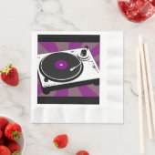 Serviette En Papier Retro Disco Dance Anniversaire (En situation)