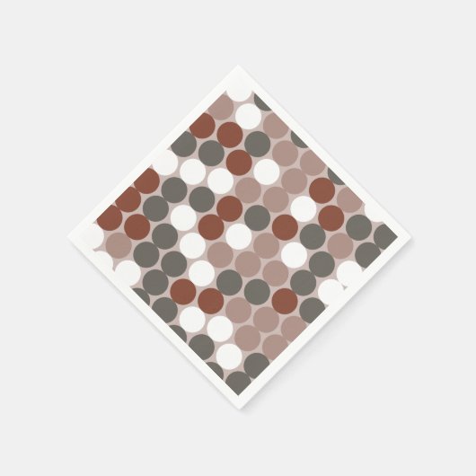 Serviette En Papier Retro dots pattern (Coin)