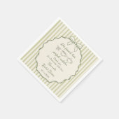 Serviette En Papier Rétro Elle A Trouvé Sa Fête des mariées Parfaite D (Coin)