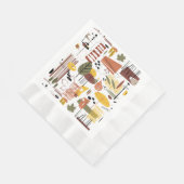 Serviette En Papier Retro Fall A Go-Go (Coin)