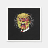 Serviette En Papier Retro Halloween (Devant)