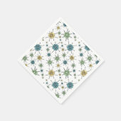 Serviette En Papier Retro Hipster Space Age (Coin)