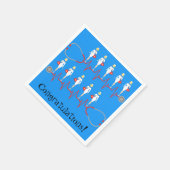 Serviette En Papier Retro Infirmière Félicitations Papier serviettes (Coin)