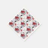 Serviette En Papier Retro Make Up Girly tendance coloré (Coin)