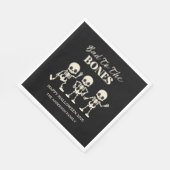 Serviette En Papier Retro Méchant Jusqu'aux Os Halloween Épouvantable (Coin)