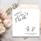 Serviette En Papier Rétro Moderne A Tini Bit Ancien 30e anniversaire