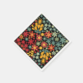 Serviette En Papier Retro. Motifs floraux 2 (Coin)
