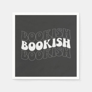 Serviette En Papier RÉtro ondulé BOOKISH