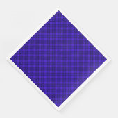 Serviette En Papier Rétro plaid, rétro (Coin)