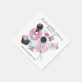 Serviette En Papier Retro Pool Girls Bachelorette Weekend Party (Coin)