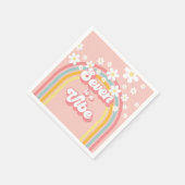 Serviette En Papier Retro Rainbow Seven est un Vibe Super 7e anniversa (Coin)
