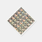 Serviette En Papier Retro Rollerskates Anniversaire Patins Stars Motif (Coin)