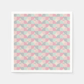 Serviette En Papier Rétro spiral vibes (Devant)