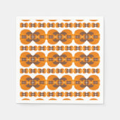 Serviette En Papier Rétro Super 60's 70's Motif Bubbles (Devant)