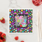 Serviette En Papier Retro Teacher Paper Dinner Napkins (En situation)