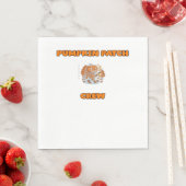Serviette En Papier Retro Thanksgiving Turquie - Automne Moisson Desig (En situation)