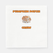 Serviette En Papier Retro Thanksgiving Turquie - Automne Moisson Desig (Devant)