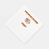 Serviette En Papier Retro Thanksgiving Turquie - Automne Moisson Desig (Coin)