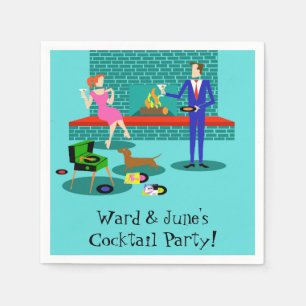 Serviette En Papier Rétros ajouter aux serviettes de papier de chien