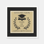 Serviette En Papier Retrouvailles Fun ! Réunion de classe personnalisé (Devant)