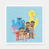 Serviette En Papier Retrouvons-nous (Devant)