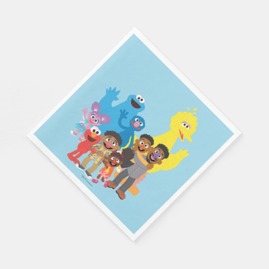 Serviette En Papier Retrouvons-nous (Coin)