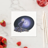 Serviette En Papier Réunion au clair de lune (En situation)