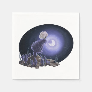 Serviette En Papier Réunion au clair de lune