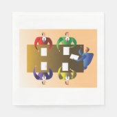 Serviette En Papier Réunion d'affaires (Devant)