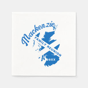 Serviette En Papier Réunion de famille drapeau Écosse 