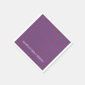 Serviette En Papier Réunion de famille sur le thème des homards, nom a (Coin)