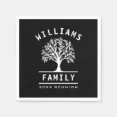 Serviette En Papier Réunion en famille Vacances d'été Route Trip Tree (Devant)