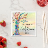 Serviette En Papier Réunion familiale (En situation)