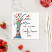 Serviette En Papier Réunion familiale (En situation)