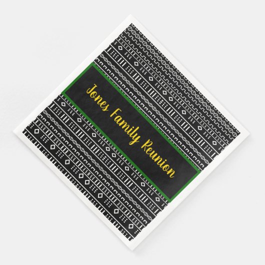 Serviette En Papier Réunion familiale Afrocentrée (Coin)