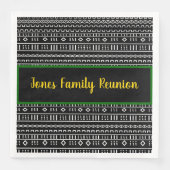 Serviette En Papier Réunion familiale Afrocentrée (Devant)