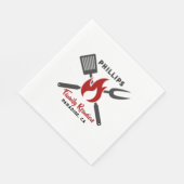 Serviette En Papier Reunion familiale Barbeque Cuisine (Coin)