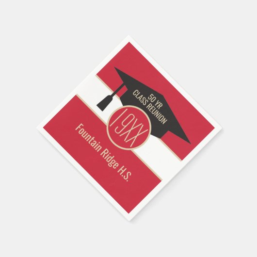 Serviette En Papier Réunion ! Serviettes de réunion de classe personna (Coin)